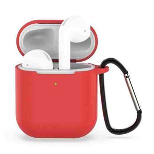 Wireless Earphones Shockproof Silicone Protective Case for Apple AirPods 1 / 2(Red)