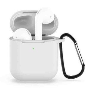 Wireless Earphones Shockproof Silicone Protective Case for Apple AirPods 1 / 2(White)