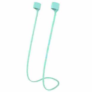 Wireless Bluetooth Headset Anti-lost Rope Magnetic Silicone Lanyard for Apple AirPods 1 / 2(Mint Green)