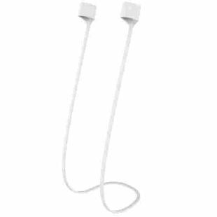 Wireless Bluetooth Headset Anti-lost Rope Magnetic Silicone Lanyard for Apple AirPods 1 / 2(White)