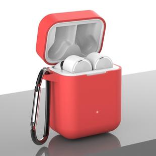 Silicone Earphones Charging Box Protective Case for Xiaomi Air(Red)