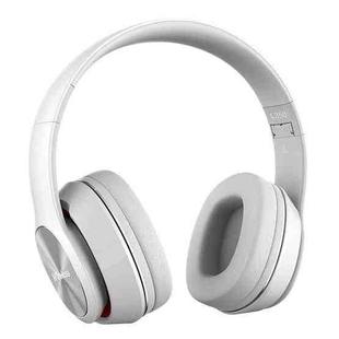 L350 Foldable Wireless Sports Stereo Bluetooth Headset, Supports IOS Power Display & HD Calling & FM & TF Card & 3.5mm AUX (White)