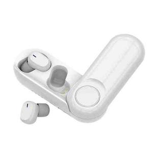 TWS-Q1 Stereo True Wireless Bluetooth Earphone with Charging Box (White)