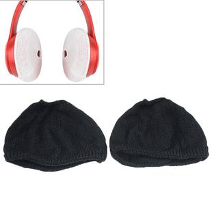 2 PCS Knitted Headphone Dustproof Protective Case for Beats Studio2(Black)