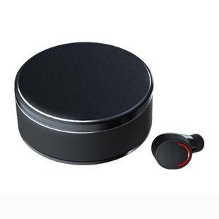 ME-28 Bluetooth 5.0 Monaural Rotatable Stereo Wireless Bluetooth Earphone (Black)