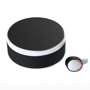 ME-28 Bluetooth 5.0 Monaural Rotatable Stereo Wireless Bluetooth Earphone (Black White)