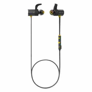 PLEXTONE BX343 Bluetooth Headphone Neckband Sport IPX5 Waterproof Wireless Magnetic Earbuds with Mic(Yellow)