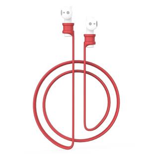 For Xiaomi Air 2 Earphone Silicone Lanyard Anti-lost Rope(Red)