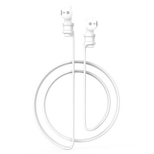 For Xiaomi Air 2 Earphone Silicone Lanyard Anti-lost Rope(White)