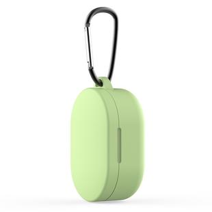 For Xiaomi Redmi AirDots & Xiaomi AirDots Youth Version Earphone Silicone Protective Case with Hook(Green)