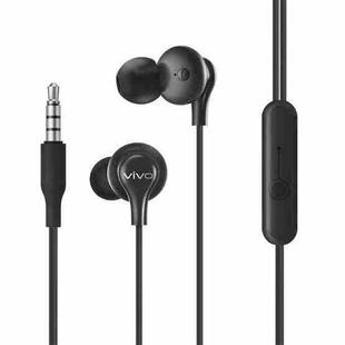 Original vivo HP2033 6020005 3.5mm Interface In-ear Wire Control Earphone with Mic (Black)