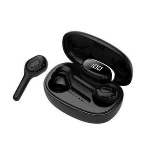 T9S 6D Noise Reduction Business Translation Bluetooth Earphone with Charging Box & LED Battery Display, Support HD Calls & Voice Assistant & 33 Languages Translation(Black)