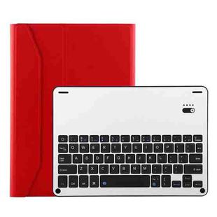 FT-1038B Detachable Bluetooth 3.0 Aluminum Alloy Keyboard + Lambskin Texture Leather Tablet Case for iPad Air / Air 2 / iPad Pro 9.7 inch, with Water Repellent / Three-gear Angle Adjustment / Magnetic / Sleep Function (Red)