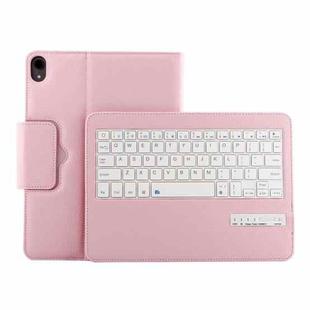 IP011 Detachable Bluetooth 3.0 ABS Keyboard + Litchi Texture Leather Tablet Case for iPad Pro 11 inch (2018), with Sleep Function (Pink)