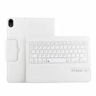 IP011 Detachable Bluetooth 3.0 ABS Keyboard + Litchi Texture Leather Tablet Case for iPad Pro 11 inch (2018), with Sleep Function (White)