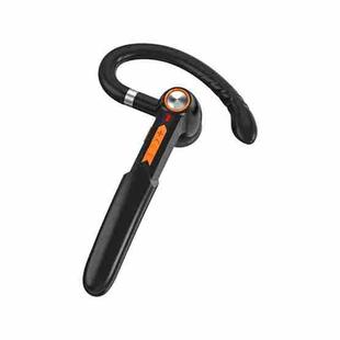 ME-100 TWS Business Rotating Universal True Stereo 5.0 Version Hanging Ear In-Ear Bluetooth Headset(Black+Orange)