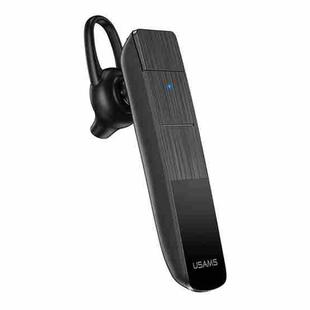 USAMS BT2 Brushed Single Ear Wireless Bluetooth Headphones(Black)