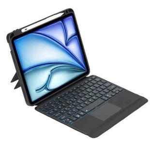 T11B-AS Detachable Rotating Backlit Touch Bluetooth Keyboard Case For iPad Air 11 2024 / Air 5 / Air 4 10.9 / Pro 11 2022 2021 2020 2018