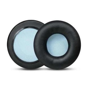 2 PCS For Skullcandy / HESH 2.0 HESH Ordinary Earphone Cushion Cover Earmuffs Replacement Earpads with Mesh(Black+Light Blue Mesh)
