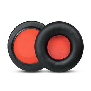 2 PCS For Skullcandy / HESH 2.0 HESH Ordinary Earphone Cushion Cover Earmuffs Replacement Earpads with Mesh(Black+Red Mesh)