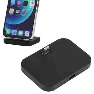 8 Pin Stouch Aluminum Desktop Station Dock Charger for iPhone (Black)