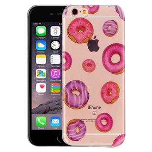 For iPhone 6 & 6s Novel Cute Doughnut Pattern IMD Workmanship Soft TPU Protective Case
