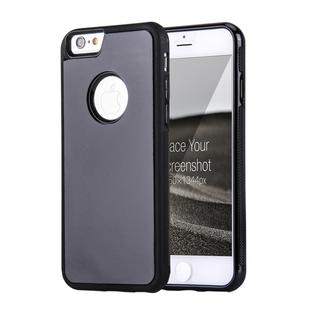 For iPhone 6 & 6s Anti-Gravity Magical Nano-suction Technology Sticky Selfie Protective Case(Black)