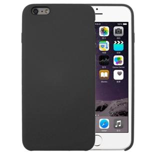 For iPhone 6 & 6s Pure Color Liquid Silicone + PC Protective Back Cover Case(Dark Gray)