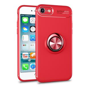 Metal Ring Holder 360 Degree Rotating TPU Case for iPhone 6 & 6s (Red)
