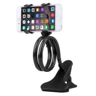 Universal Multifunctional Flexible Long Arm Lazy Bracket Desktop Headboard Bedside Car Phone Holder Stand Tablet Mount(Black)