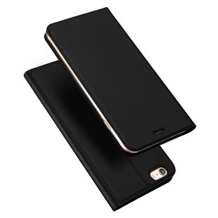 DUX DUCIS Skin Pro Series Horizontal Flip PU + TPU Leather Case for iPhone 6 & 6s, with Holder & Card Slots (Black)