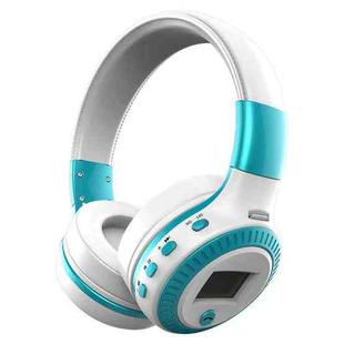 Zealot B19 Folding Headband Bluetooth Stereo Music Headset with Display for iPhone, Galaxy, Huawei, Xiaomi, LG, HTC and Other Smart Phones(Blue)