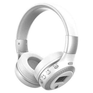 Zealot B19 Folding Headband Bluetooth Stereo Music Headset with Display for iPhone, Galaxy, Huawei, Xiaomi, LG, HTC and Other Smart Phones(White)