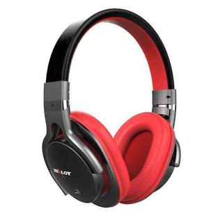 ZEALOT B5 Stereo Wired Wireless Bluetooth 4.0 Headphone Subwoofer Headset Ear Cup with 40mm Speaker & HD Microphone, For Mobile Phones & Tablets & Laptops, Support 32GB TF / SD Card Maximum(Red)