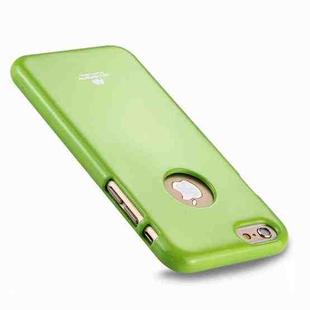 GOOSPERY JELLY CASE for iPhone 6 & 6s TPU Glitter Powder Drop-proof Protective Back Cover Case (Green)