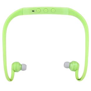 506 Life Waterproof Sweatproof Stereo Wireless Sports Earbud Earphone In-ear Headphone Headset with Micro SD Card Slot, For Smart Phones & iPad & Laptop & Notebook & MP3 or Other Audio Devices, Maximum SD Card Storage: 8GB(Green)