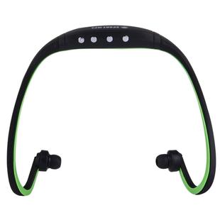 SH-W3 Life Waterproof Sweatproof Stereo Sports Earbud Earphone In-ear Headphone Headset with Micro SD / TF Card, For Smart Phones & iPad & Laptop & Notebook & MP3 or Other Audio Devices, Maximum SD Card Storage: 32GB(Black + Green)