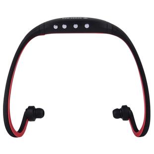SH-W3 Life Waterproof Sweatproof Stereo Sports Earbud Earphone In-ear Headphone Headset with Micro SD / TF Card, For Smart Phones & iPad & Laptop & Notebook & MP3 or Other Audio Devices, Maximum SD Card Storage: 32GB(Black + Red)