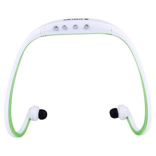 SH-W3 Life Waterproof Sweatproof Stereo Sports Earbud Earphone In-ear Headphone Headset with Micro SD / TF Card, For Smart Phones & iPad & Laptop & Notebook & MP3 or Other Audio Devices, Maximum SD Card Storage: 32GB(White + Green)