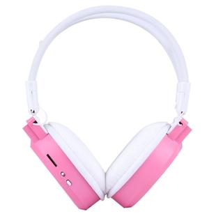 SH-S1 Folding Stereo HiFi Wireless Sports Headphone Headset with LCD Screen to Display Track Information & SD / TF Card, For Smart Phones & iPad & Laptop & Notebook & MP3 or Other Audio Devices(Pink)