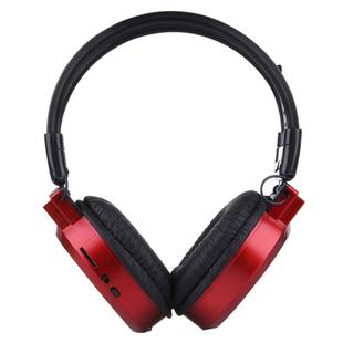 SH-S1 Folding Stereo HiFi Wireless Sports Headphone Headset with LCD Screen to Display Track Information & SD / TF Card, For Smart Phones & iPad & Laptop & Notebook & MP3 or Other Audio Devices(Red)