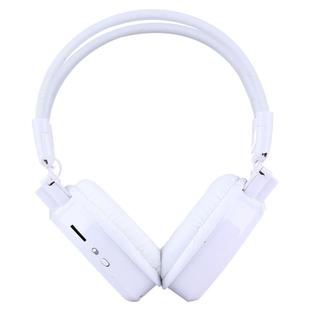 SH-S1 Folding Stereo HiFi Wireless Sports Headphone Headset with LCD Screen to Display Track Information & SD / TF Card, For Smart Phones & iPad & Laptop & Notebook & MP3 or Other Audio Devices(White)