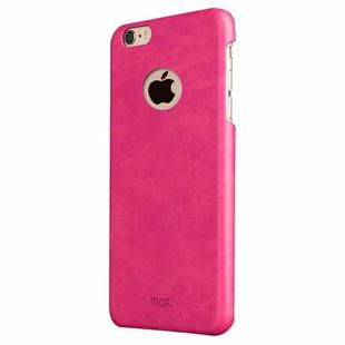MOFI for iPhone 6 & 6s Crazy Horse Texture Leather Surface PC Protective Case Back Cover(Magenta)