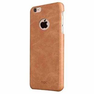 MOFI for iPhone 6 & 6s Crazy Horse Texture Leather Surface PC Protective Case Back Cover(Brown)