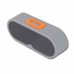 F1 Bluetooth 4.2 Stereo Speaker, Support Hands-free / AUX Audio / TF Card / FM (Grey)