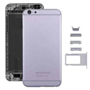 5 in 1 for iPhone 6s Plus (Back Cover + Card Tray + Volume Control Key + Power Button + Mute Switch Vibrator Key) Full Assembly Housing Cover(Grey)