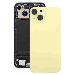 For iPhone 14 China Version Battery Back Cover with Middle Frame(Yellow)