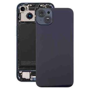 For iPhone 14 Plus EU Version Battery Back Cover with Middle Frame(Black)