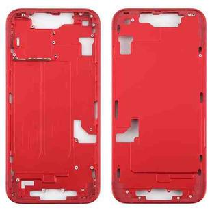 For iPhone 14 Middle Frame Bezel Plate (Red)