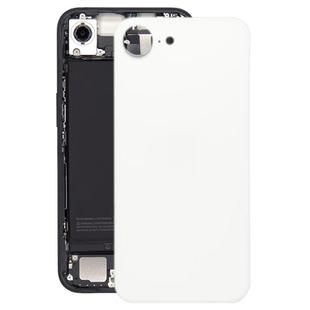 For iPhone 16e Glass Battery Back Cover(White)